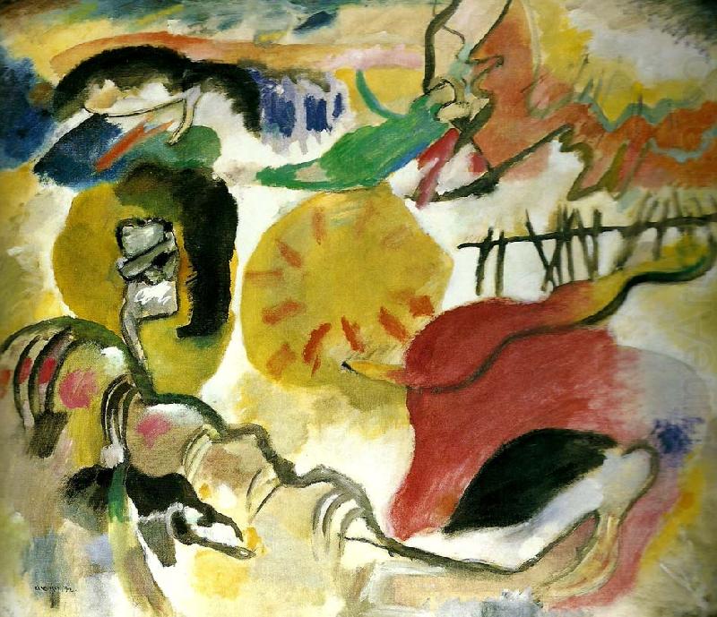 Wassily Kandinsky improviseation 27,garden of lov oil painting picture